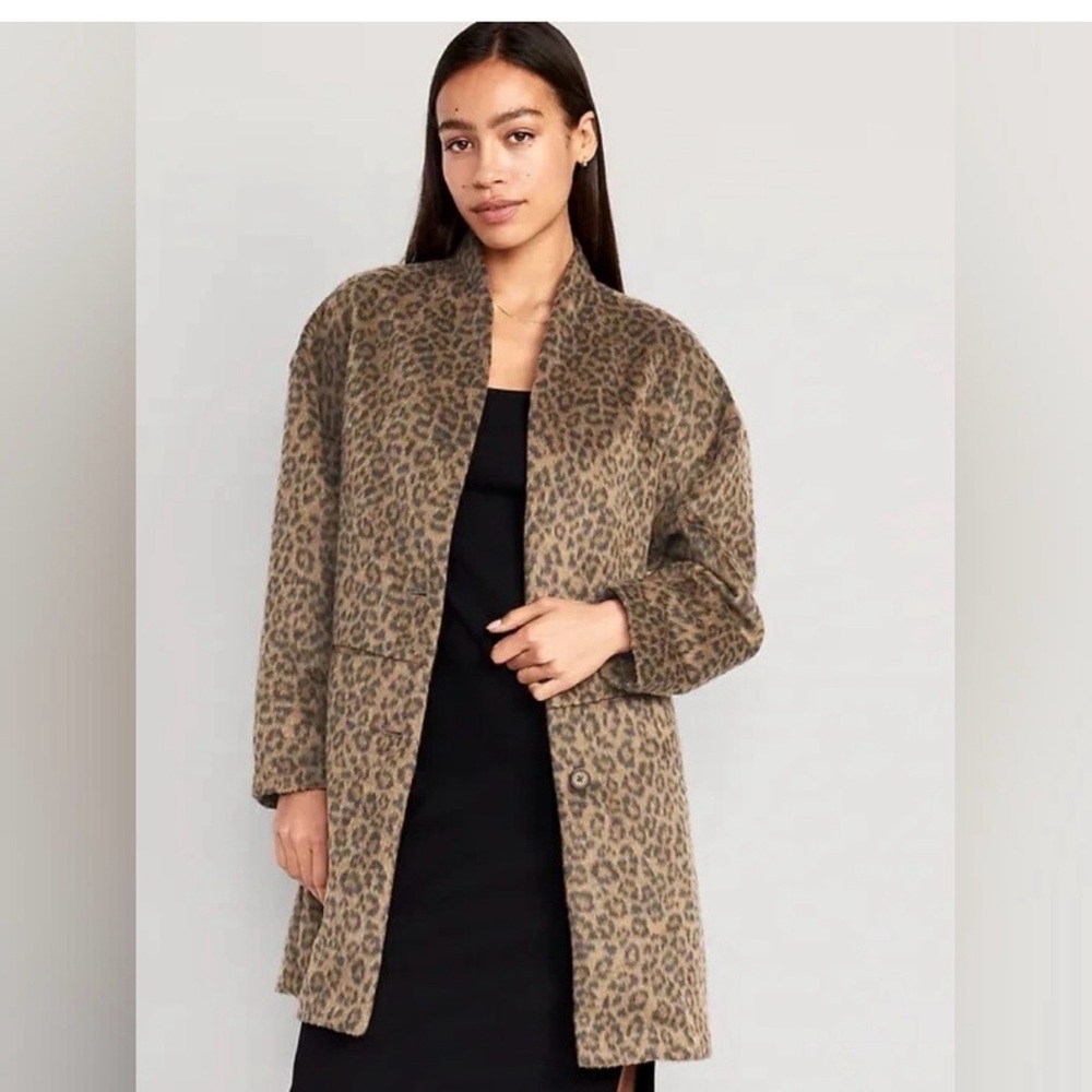 Leopard Print Women's Coat